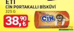 ETİ CİN PORTAKALLI BİSKÜVİ 325 G